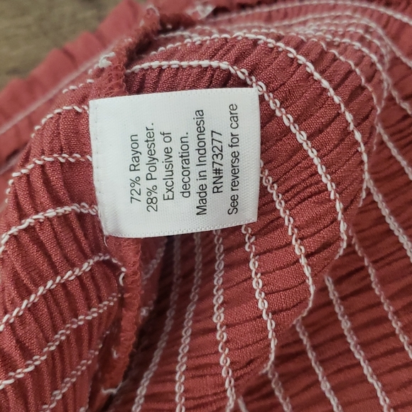 Nine West Coral Puff Sleeve Top Woman Size M-XL - Picture 5 of 8